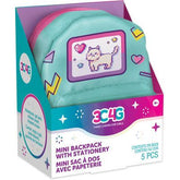 3c4g - Mochila Retro Mini Con Accesorios